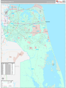 Virginia Beach County, VA Digital Map Premium Style